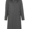 Lardini single-breasted virgin-wool Coat Grey Maison-Kitsune Men Single Breasted Coats