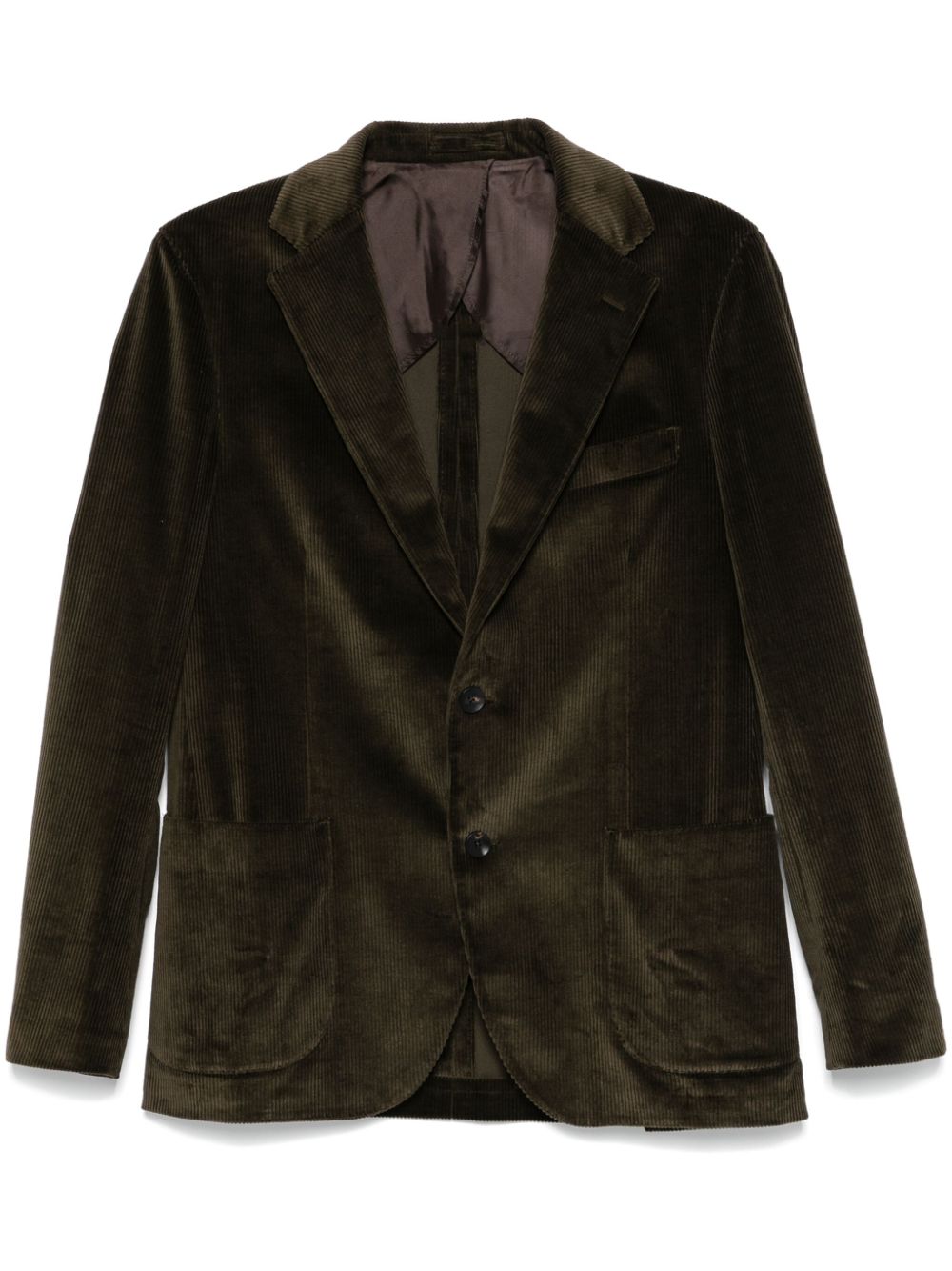 Maison-Kitsune Lardini Corduroy Blazer Green Men Blazers