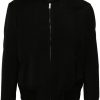 Lardini Canvas Bomber Jacket Black Men Bomber Jackets Maison-Kitsune