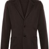 Lardini single-breasted Virgin Wool Blazer Brown Men Blazers Maison-Kitsune