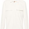 Men Shirt Jackets Maison-Kitsune Lardini Corduroy Shirt Jacket White