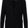 Maison-Kitsune Lardini single-breasted Wool Blazer Blue Men Blazers