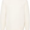 Men Knitted Sweaters Maison-Kitsune Lardini crew-neck Jumper White