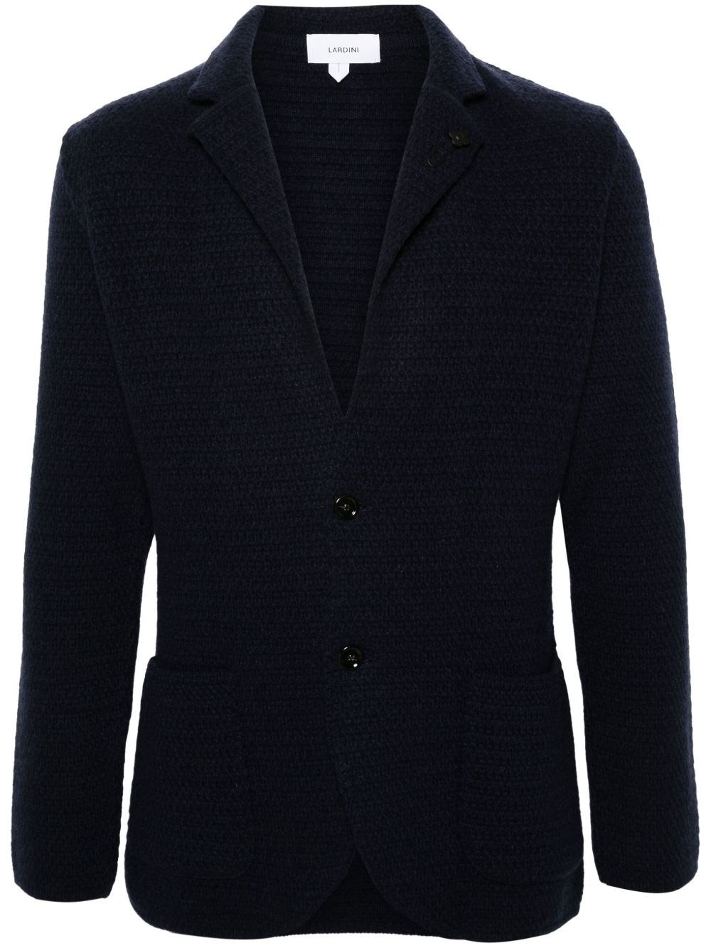 Maison-Kitsune Lardini single-breasted Cashmere Blazer Blue Men Blazers