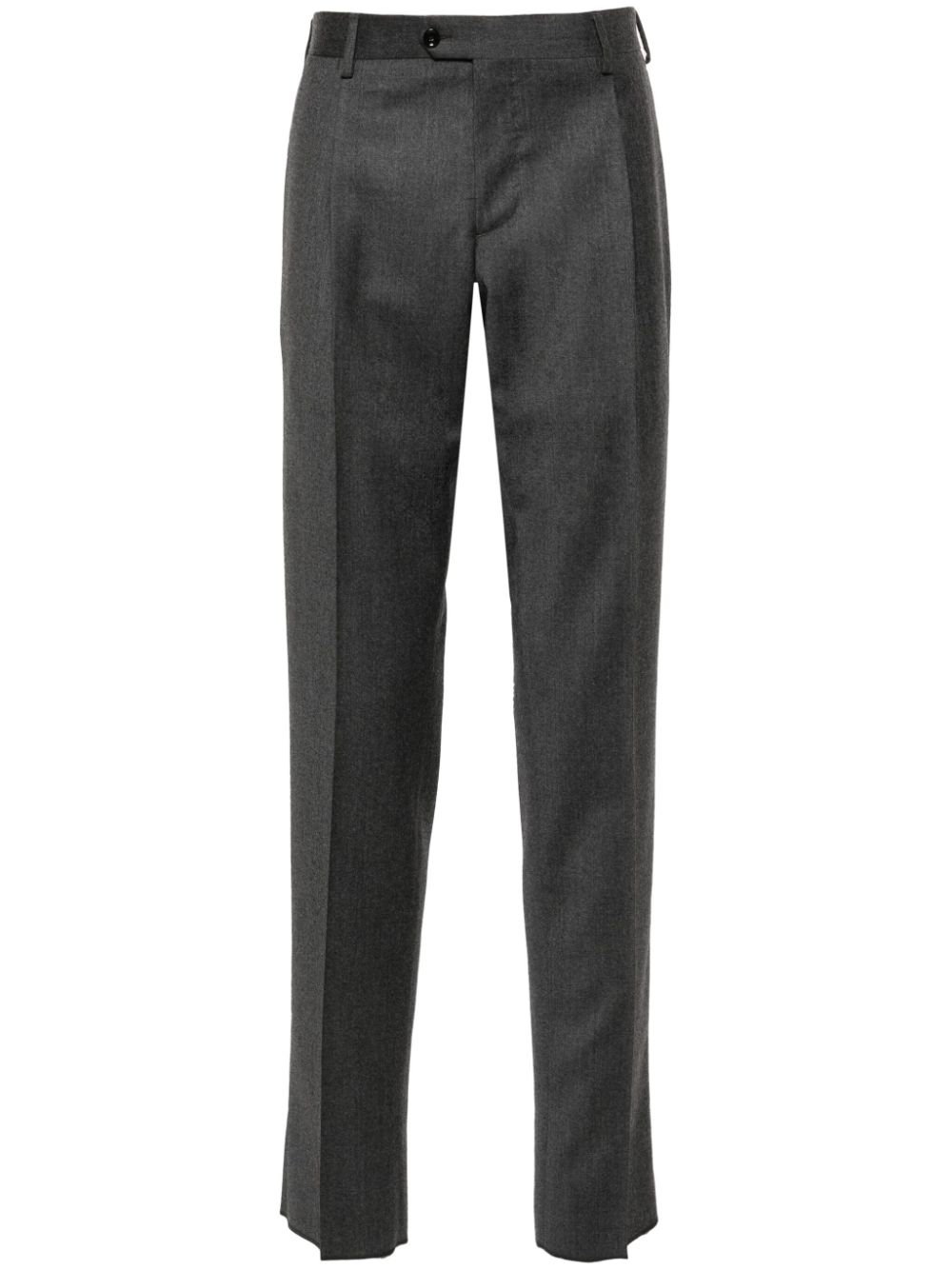 Maison-Kitsune Lardini Tailored Tapered Trousers Grey Men Tailored Pants