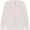 Maison-Kitsune Cardigans Men Lardini Ribbed Cardigan Neutrals
