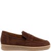 Maison-Kitsune Lardini Suede Loafers Brown Men Loafers