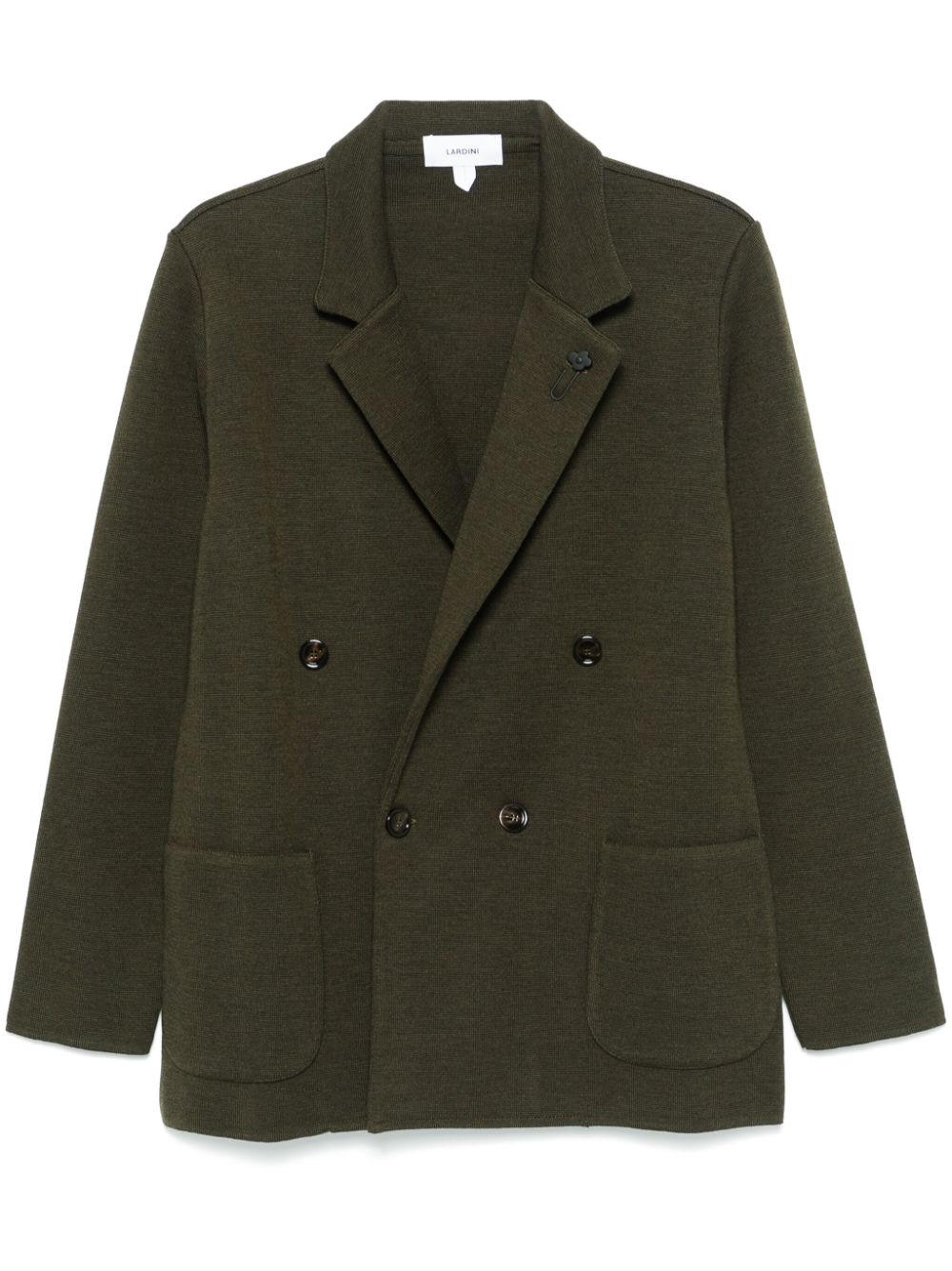 Lardini Virgin Wool Blazer Green Men Blazers Maison-Kitsune