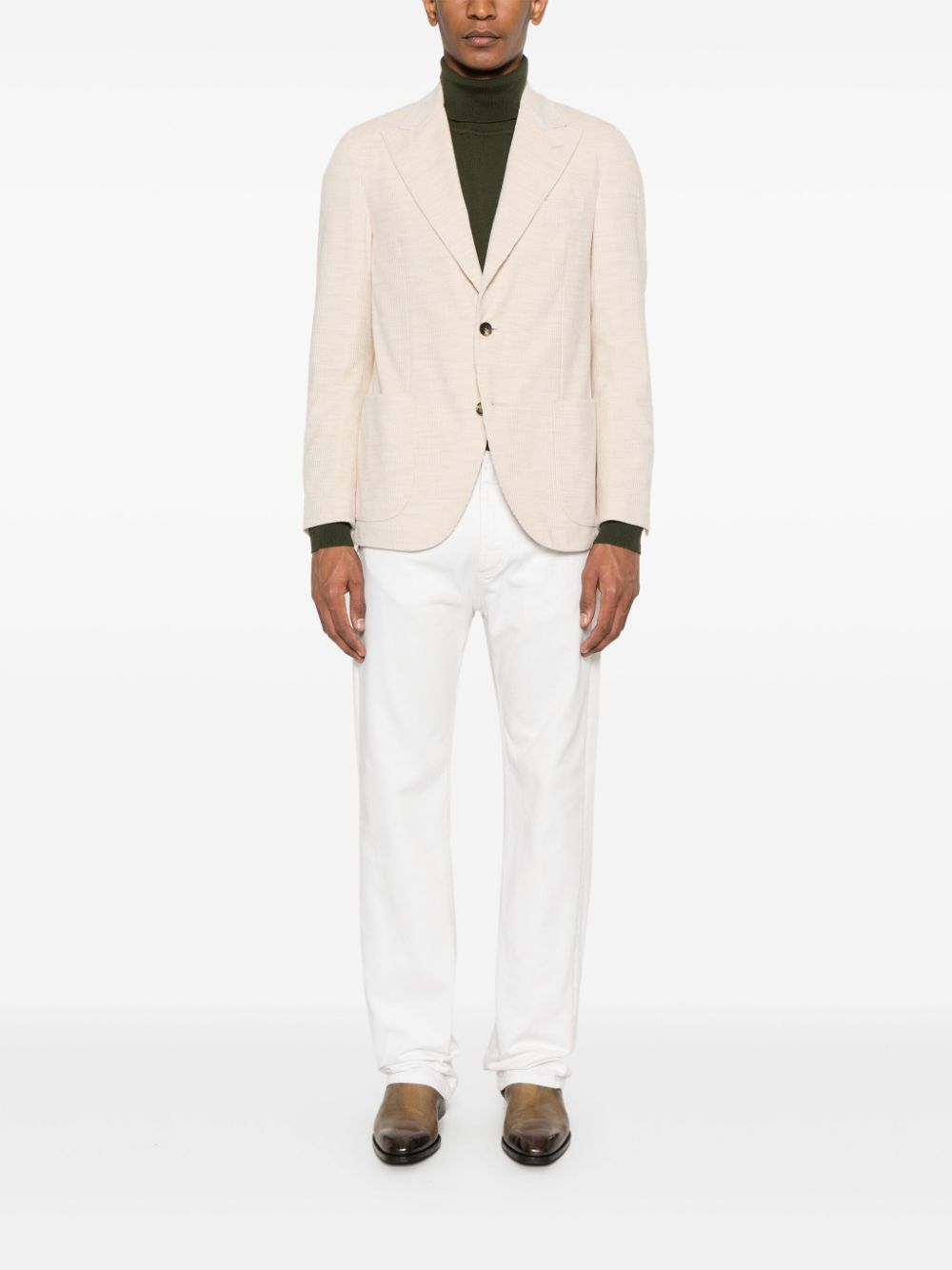 Lardini Corduroy Blazer Neutrals Men Blazers Maison-Kitsune
