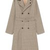 Maison-Kitsune Lardini Ivadriel Coat Neutrals Men Trench Coats