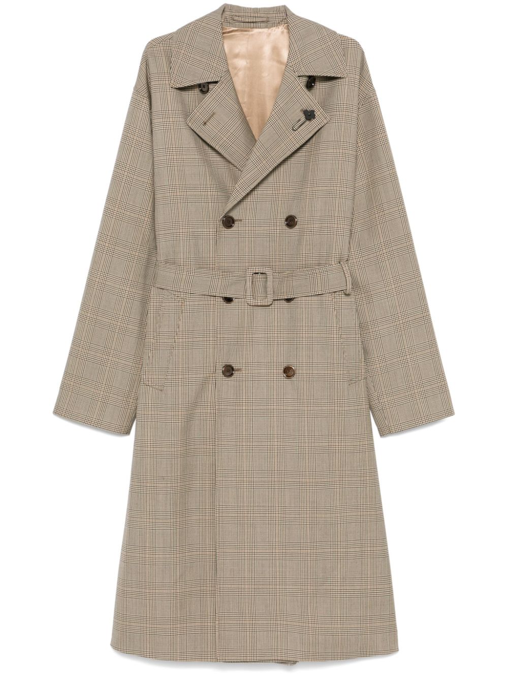 Maison-Kitsune Lardini Ivadriel Coat Neutrals Men Trench Coats