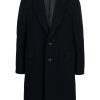 Lardini single-breasted Wool Blend Coat Blue Men Single Breasted Coats Maison-Kitsune