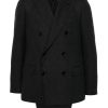 Lardini double-breasted Suit Black Maison-Kitsune Men Double Breasted Suits
