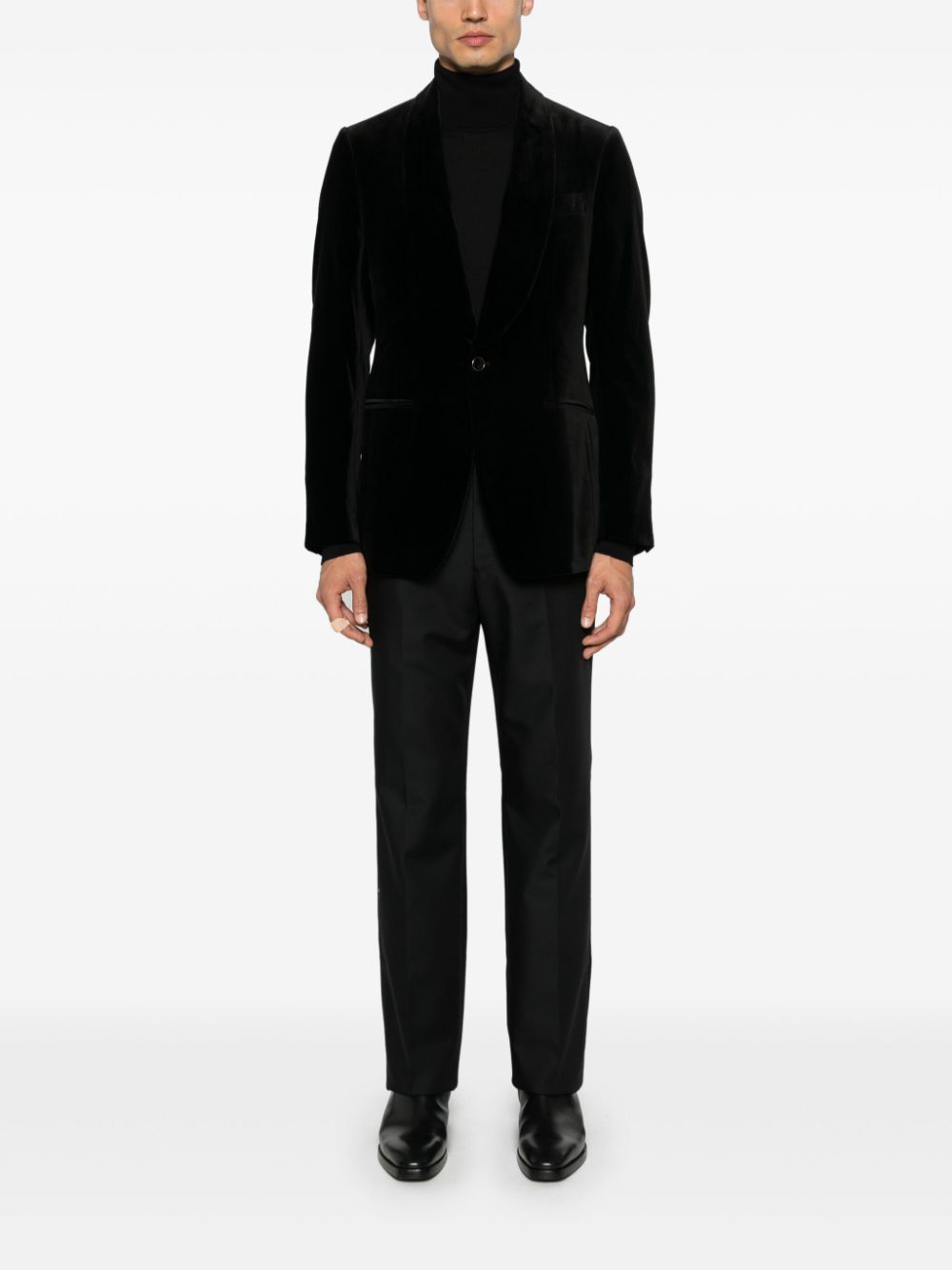Lardini Tailored Trousers Black Men Tailored Pants Maison-Kitsune