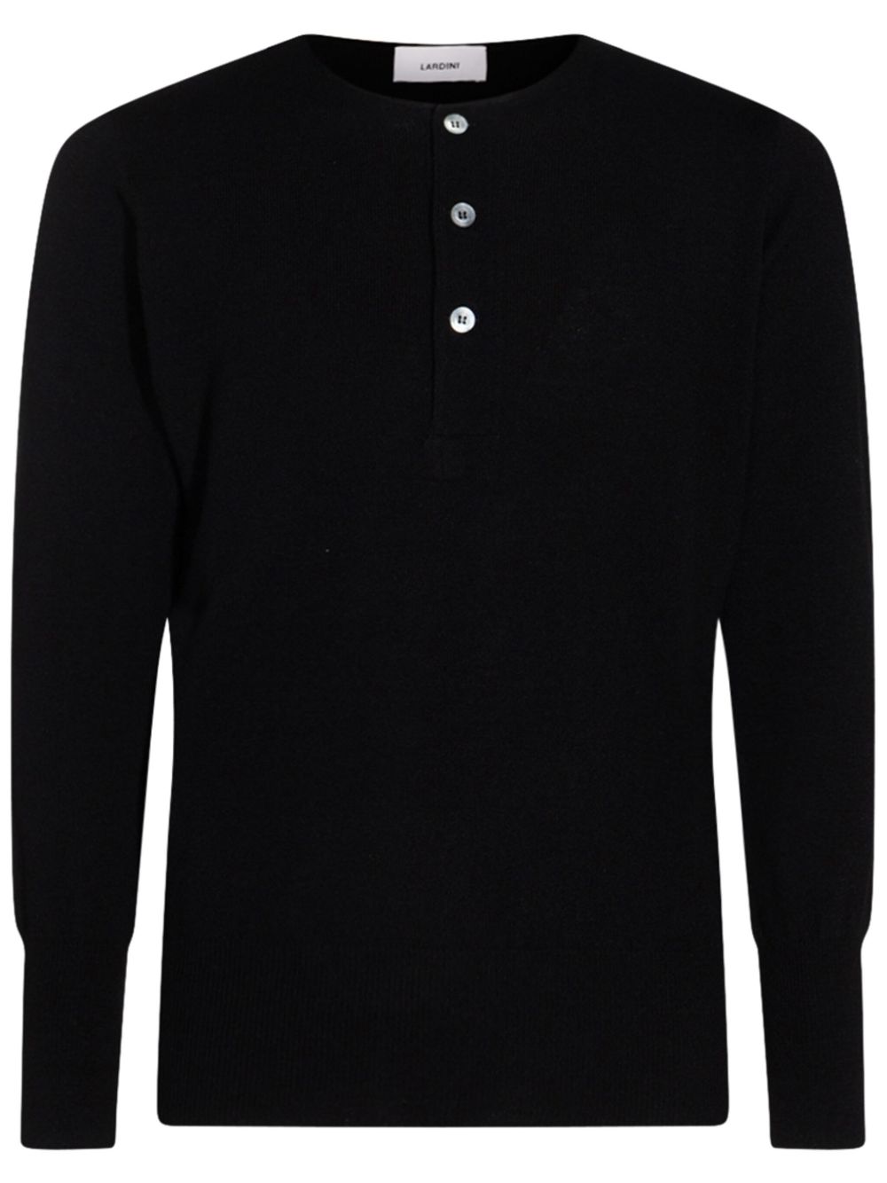 Lardini Cashmere Jumper Black Maison-Kitsune Men Knitted Sweaters