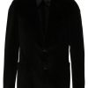 Maison-Kitsune Lardini Corduroy Blazer Black Men Blazers