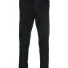 Men Regular-Fit & Straight Leg Pants Maison-Kitsune Lardini Corduroy straigh-leg Trousers Black