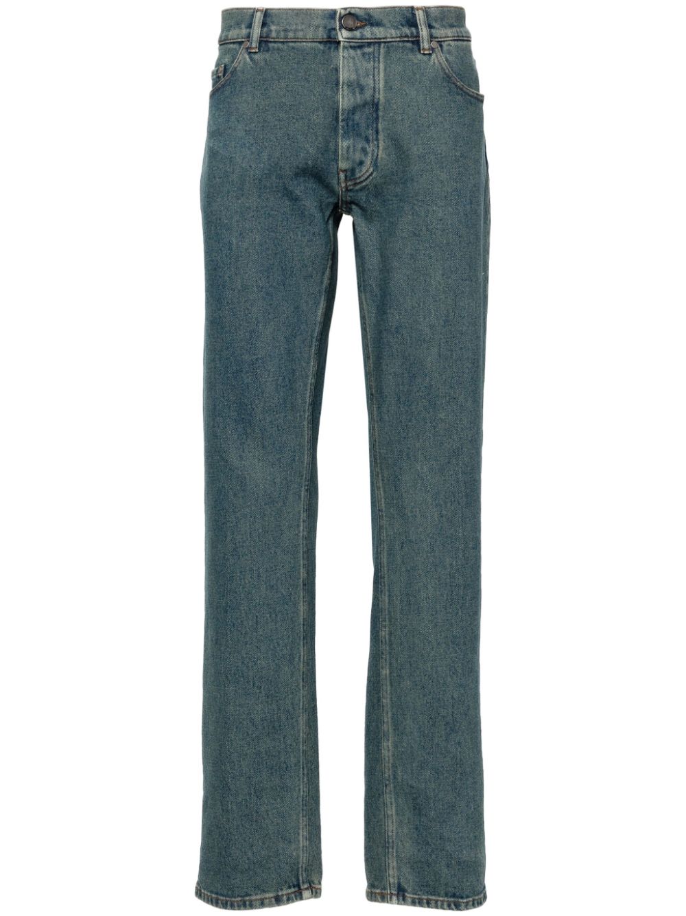 Lardini straight-leg Jeans Blue Maison-Kitsune Men Regular & Straight-Leg Jeans