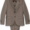 Lardini virgin-wool Suit Brown Men Single Breasted Suits Maison-Kitsune