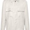 Lardini classic-collar Shirt Jacket Neutrals Maison-Kitsune Men Shirt Jackets