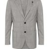 Lardini Prince-of-Wales-check Wool Suit Black Men Single Breasted Suits Maison-Kitsune