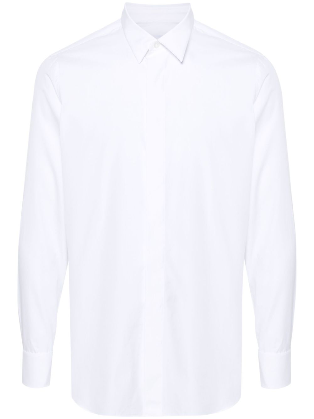 Men Shirts Maison-Kitsune Lardini French-cuff Cotton Shirt White