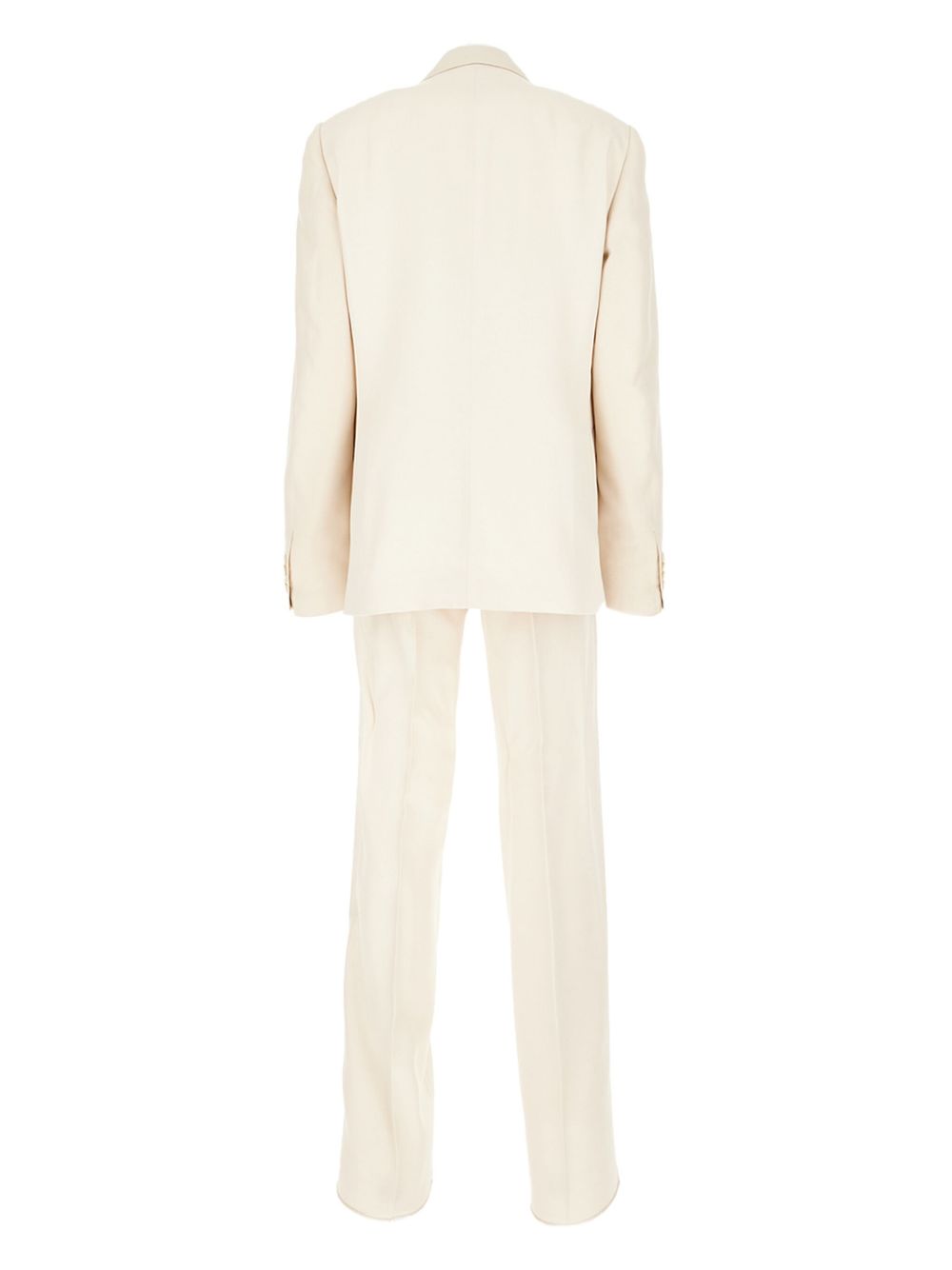 Men Single Breasted Suits Maison-Kitsune Lardini two-piece Suit Neutrals