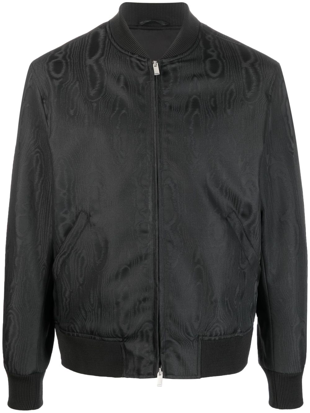 Men Bomber Jackets Maison-Kitsune Lardini Attitude Black Teddy Jacket Black