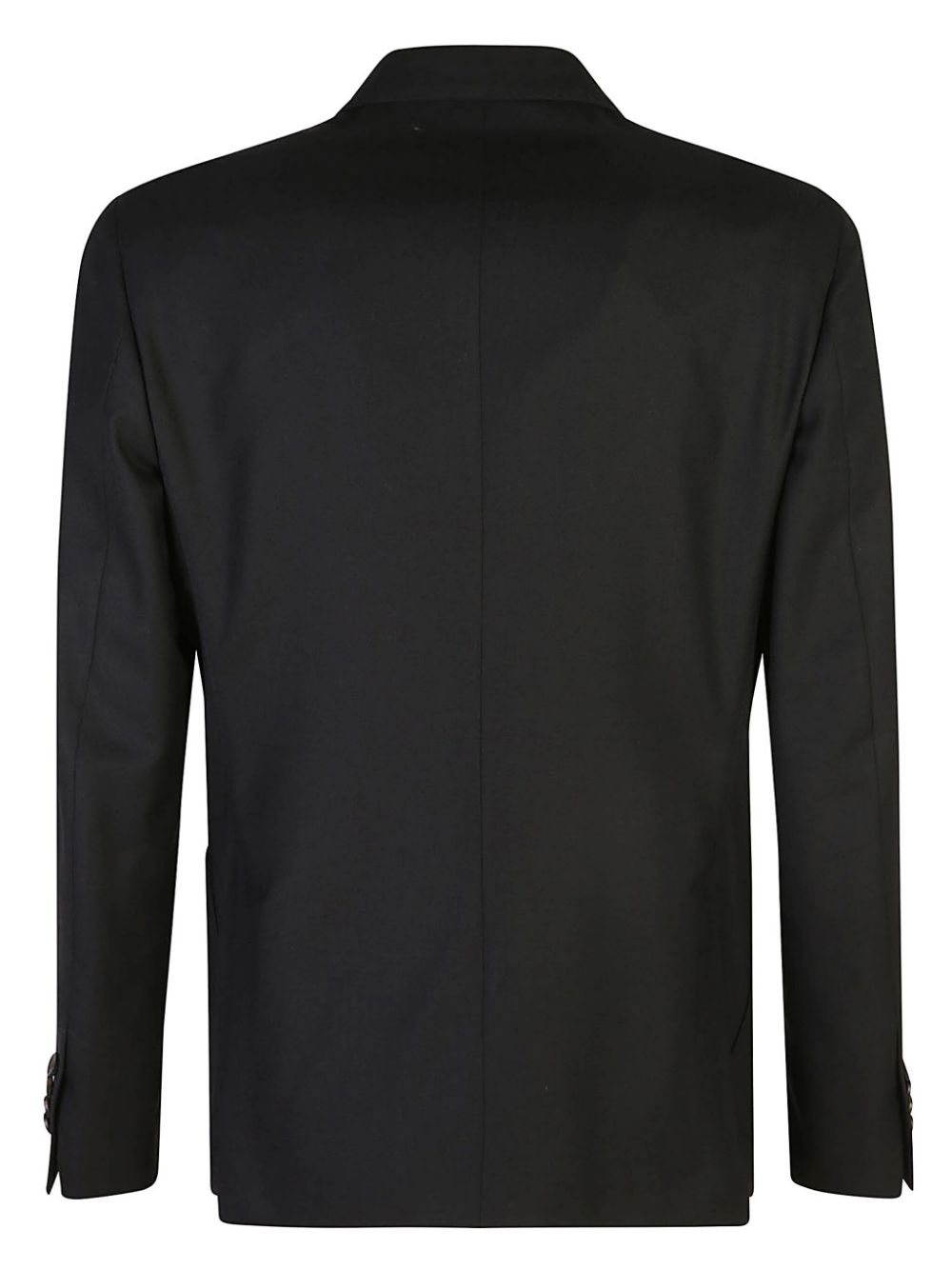Maison-Kitsune Lardini Appliqué Wool double-breasted Blazer Black Men Blazers