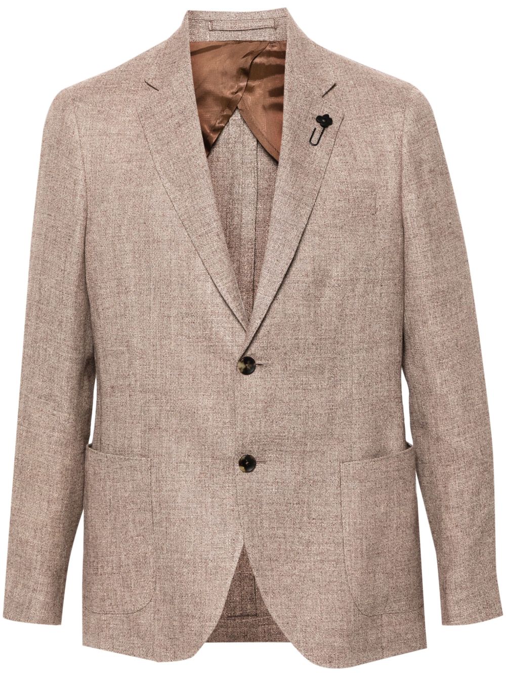 Men Blazers Maison-Kitsune Lardini Special single-breasted Blazer Neutrals