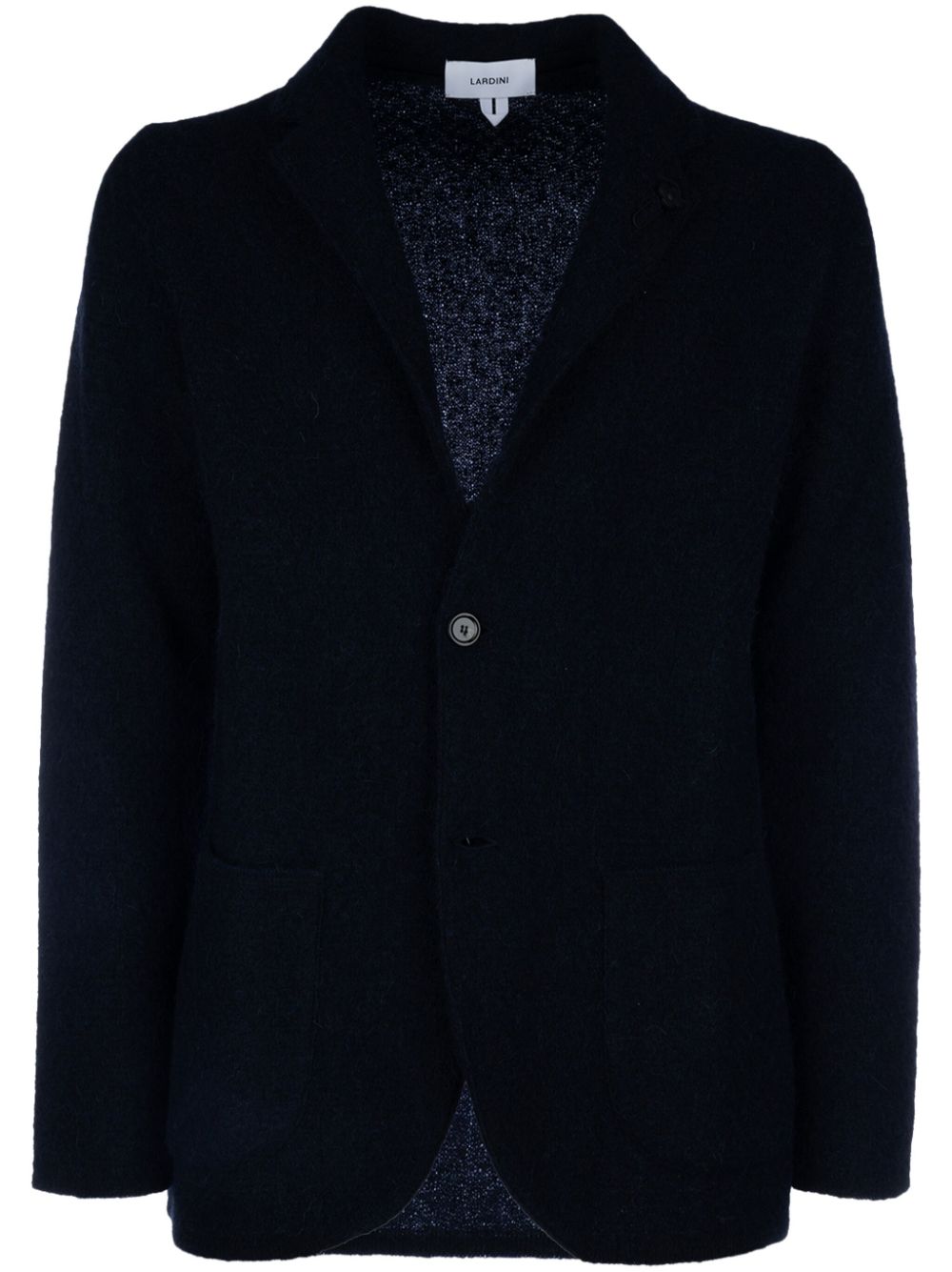 Men Blazers Maison-Kitsune Lardini brooch-detail Blazer Blue