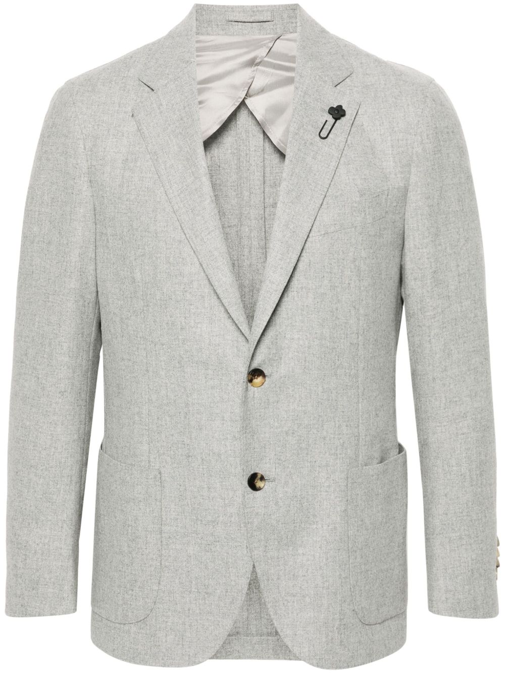 Lardini single-breasted Blazer Grey Maison-Kitsune Men Blazers
