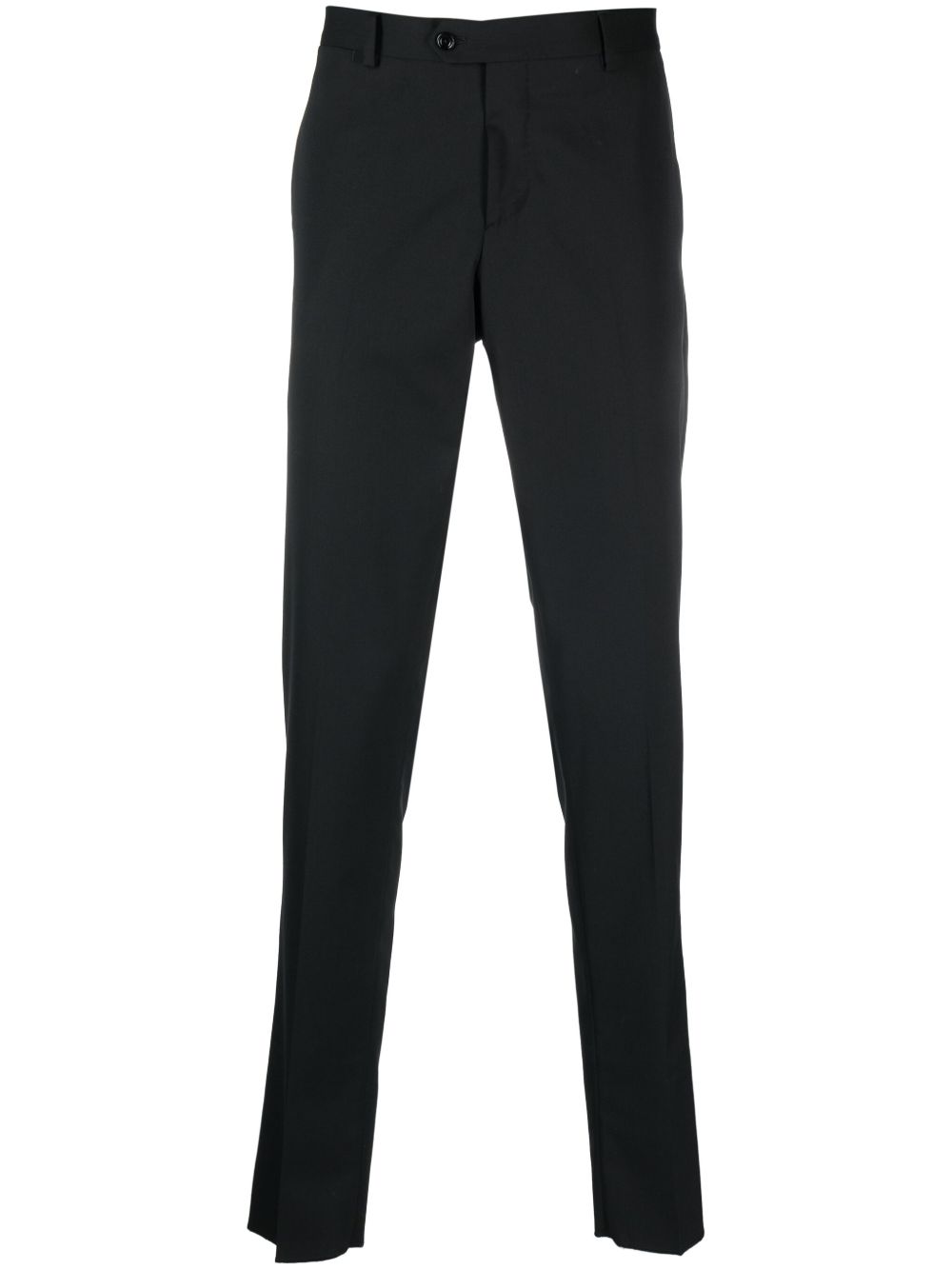 Men Tailored Pants Maison-Kitsune Lardini slim-fit Tailored Trousers Black