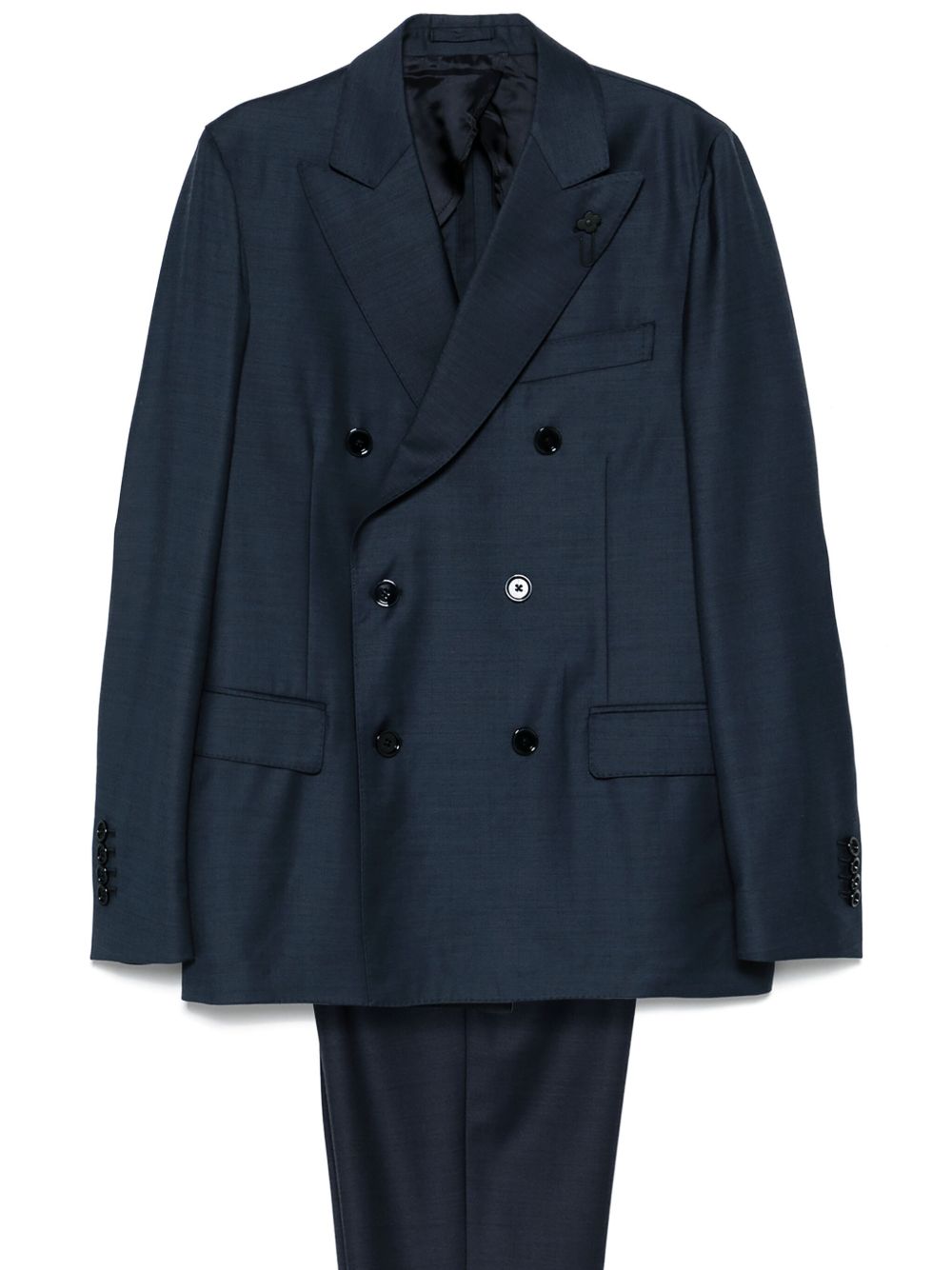 Lardini double-breasted Suit Blue Men Double Breasted Suits Maison-Kitsune