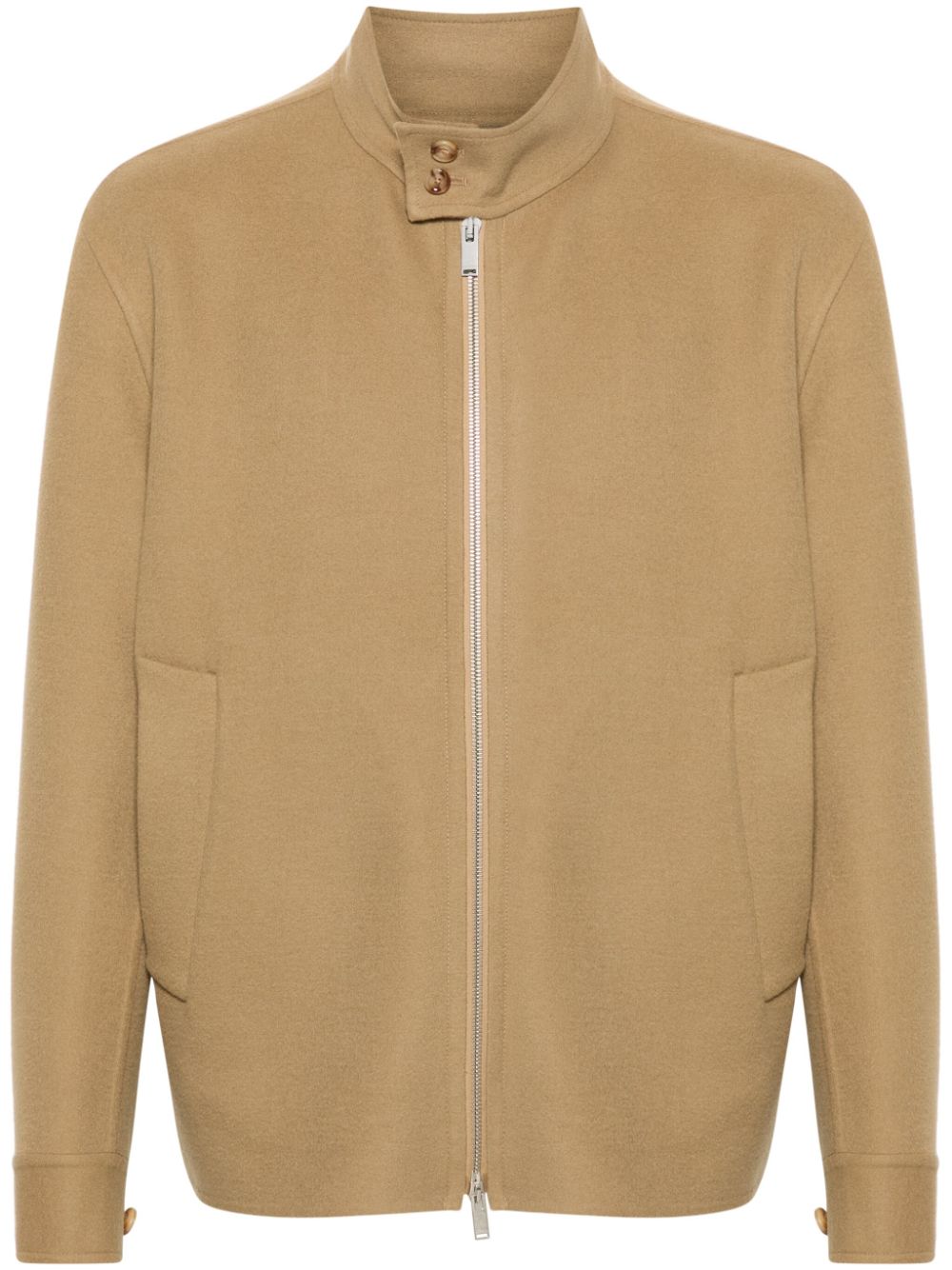 Lardini Ivberit Jacket Brown Men Bomber Jackets Maison-Kitsune