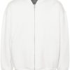Maison-Kitsune Sweatshirts Men Lardini Zip Sweatshirt White
