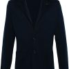 Men Blazers Maison-Kitsune Lardini single-breasted Cotton Blazer Blue