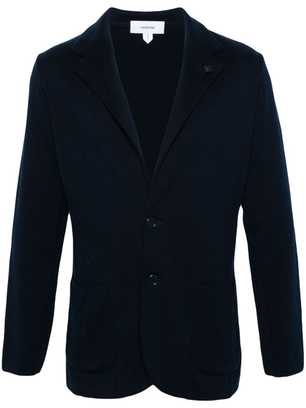 Men Blazers Maison-Kitsune Lardini single-breasted Cotton Blazer Blue