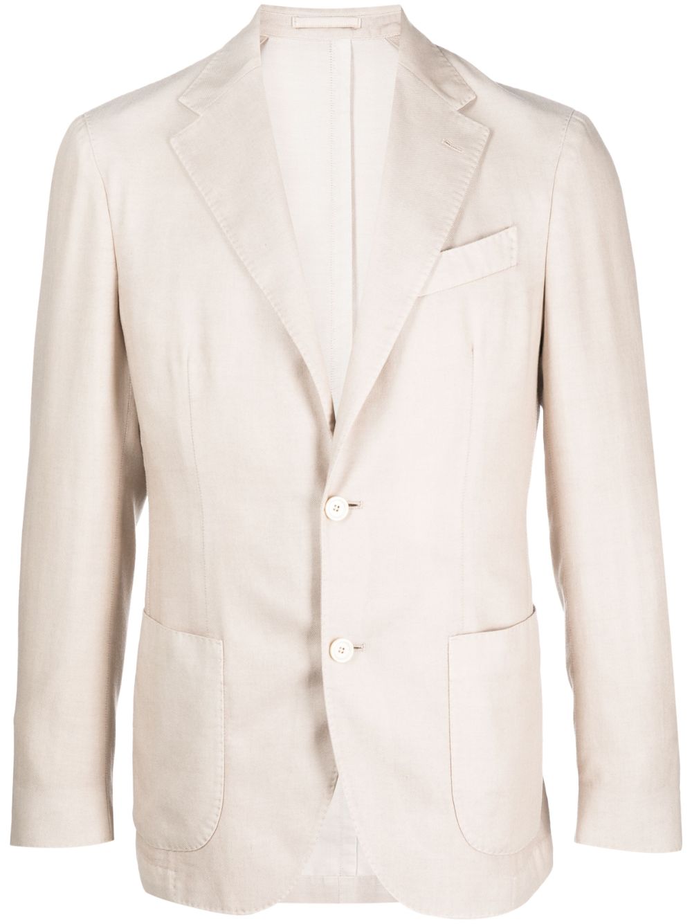 Maison-Kitsune Lardini single-breasted Blazer Neutrals Men Blazers