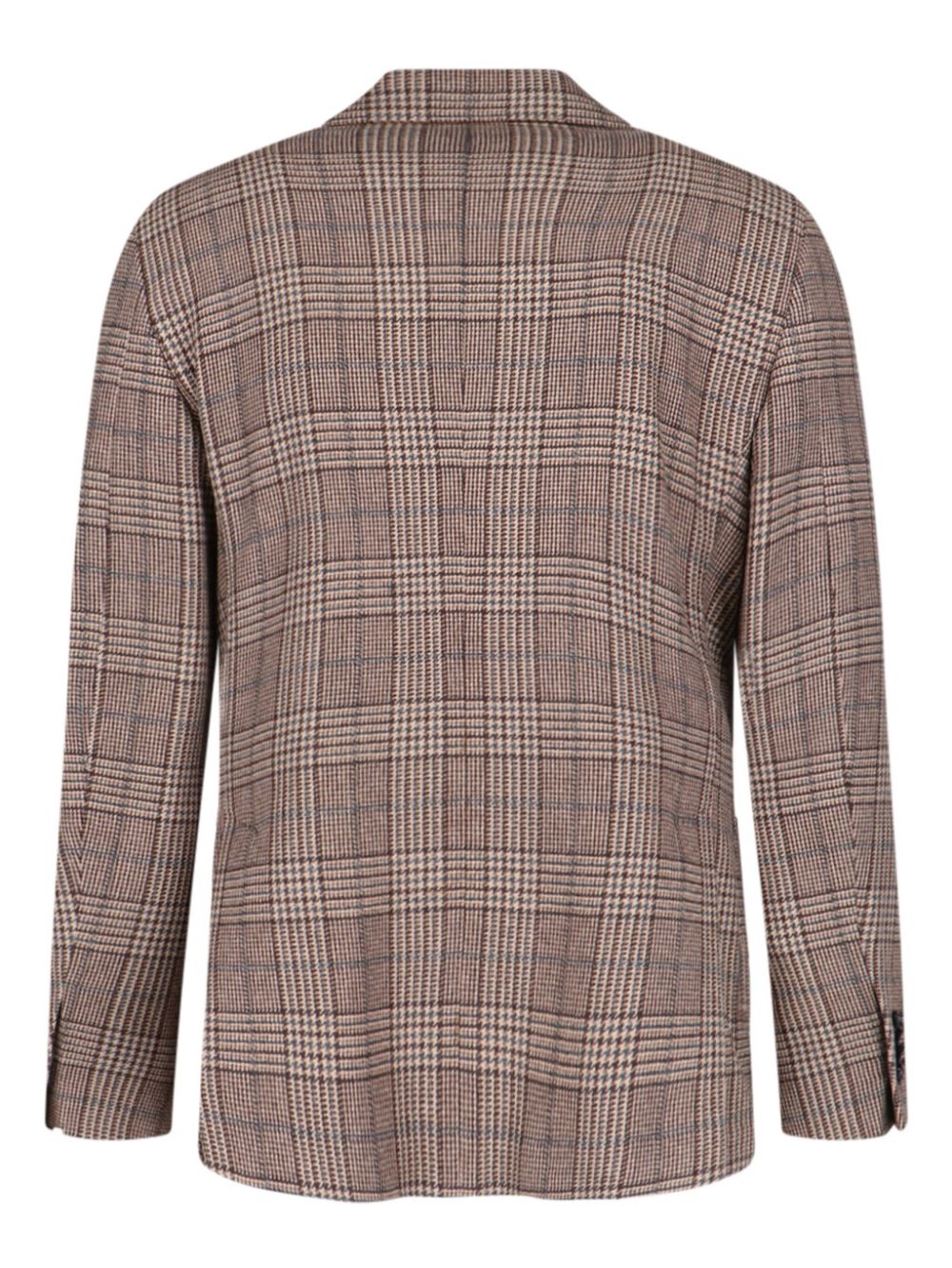 Men Blazers Maison-Kitsune Lardini Houndstooth Blazer Brown
