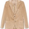 Maison-Kitsune Blazers Men Lardini Corduroy Blazer Brown