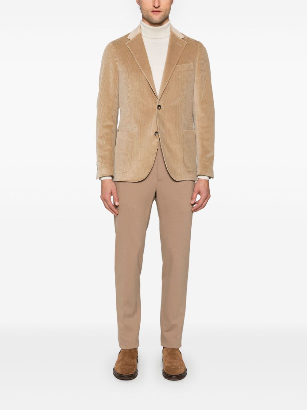 Maison-Kitsune Blazers Men Lardini Corduroy Blazer Brown