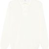 Maison-Kitsune Lardini Mélange Polo Shirt White Men Polo Shirts