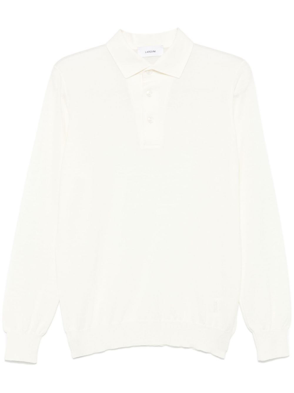 Maison-Kitsune Lardini Mélange Polo Shirt White Men Polo Shirts