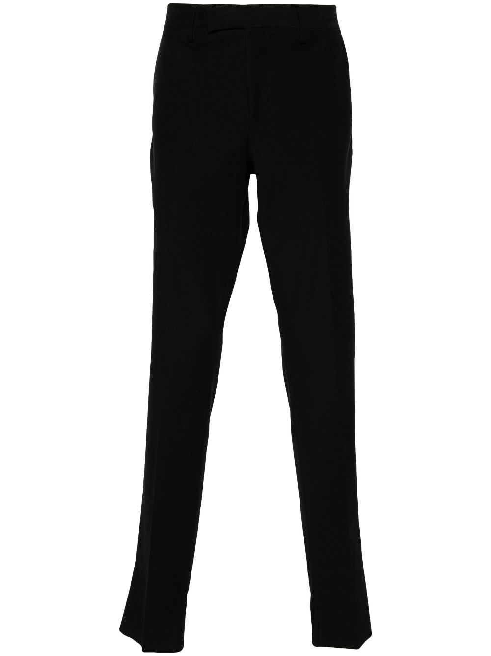 Maison-Kitsune Tailored Pants Men Lardini pressed-crease Tailored Trousers Black