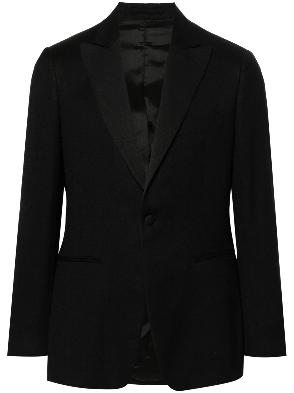 Lardini single-breasted wool-blend Blazer Black Men Blazers Maison-Kitsune