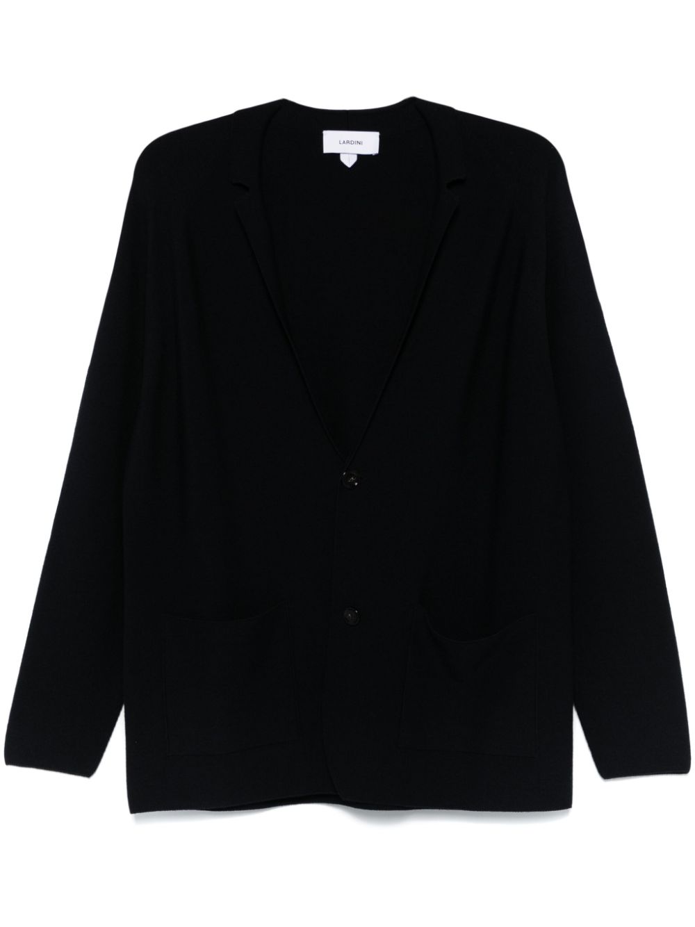 Men Cardigans Maison-Kitsune Lardini notched-lapels Cardigan Blue