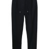 Maison-Kitsune Lardini Pleated Trousers Blue Men Tapered Pants