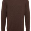 Lardini Cashmere Jumper Brown Men Knitted Sweaters Maison-Kitsune