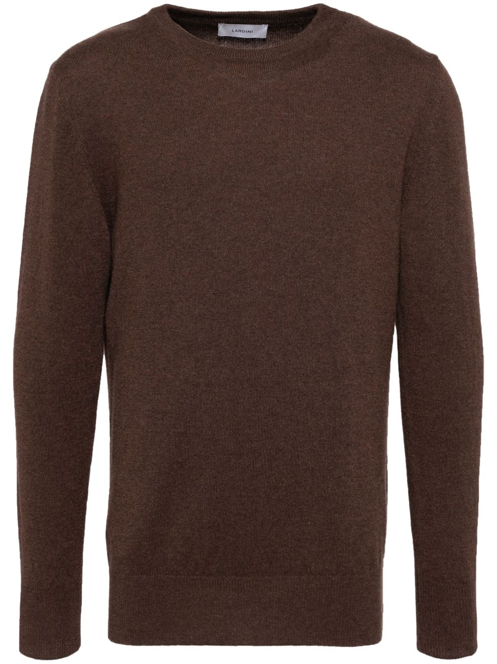 Lardini Cashmere Jumper Brown Men Knitted Sweaters Maison-Kitsune